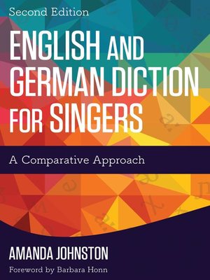 cover image of English and German Diction for Singers